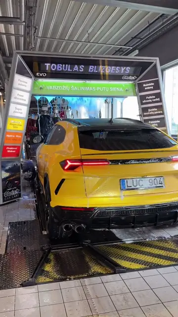 Geltonas visureigis po blizgesio žingsnio Vilniuje